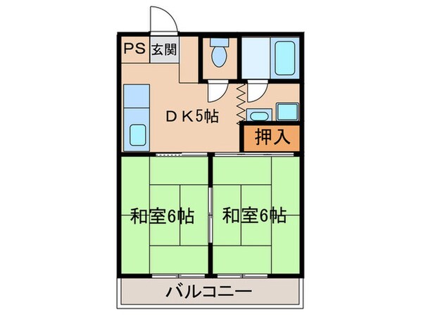 サンライズ勧修寺の物件間取画像